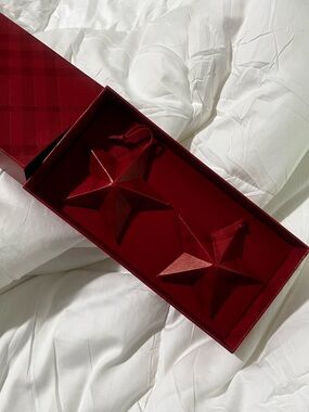 Burberry Red Star Holiday Ornaments
